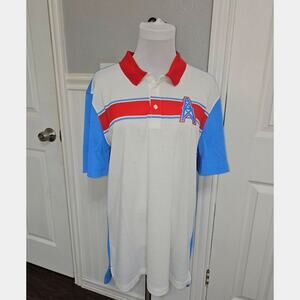 Nike On Field Tennessee Titans Houston Oilers Polo Men's Medium NWT